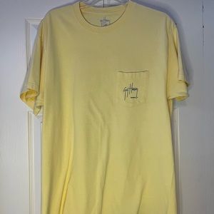 YELLOW GUY HARVEY T SHIRT SIZE LARGE